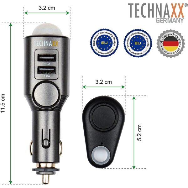 Technaxx car Alarm with Charging Function TX-100 - Image 4